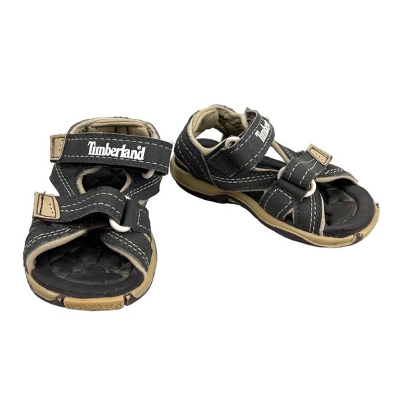 Timberland Mad River 2-Strap Fisherman Sandals Toddler Shoes Size 5 Brown 43862 - Picture 1 of 8